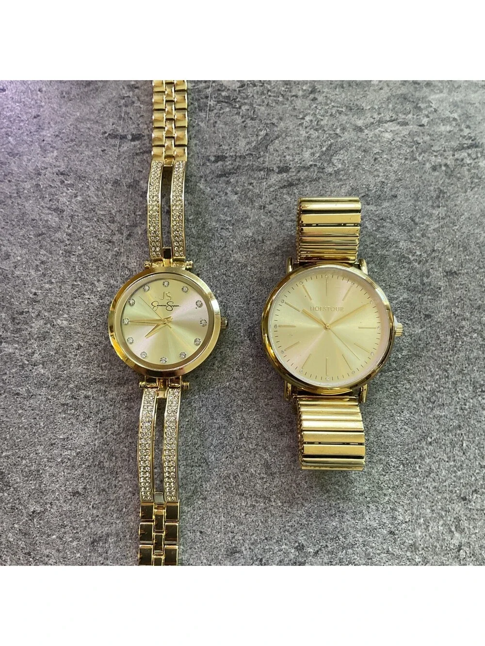 Beautiful Pair Of Vintage Womens Watch Both Watches Run Great In Nice Shape B-D